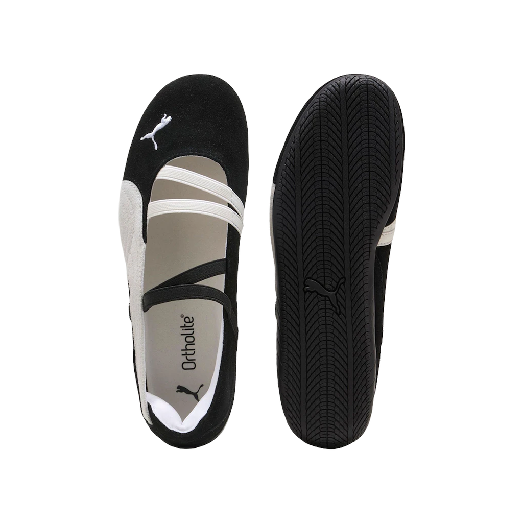 Puma Black/White Speedcat Ballet Flats